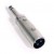 Adattatore JACK AUDIO MONO 6.35 mm  MASCHIO TO CANNON XLR MASCHIO