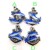 Calamita da Frigo Magnete Resina"ANCORA CON DELFINI"Fridge Magnet Souvenir 