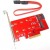 Adattatore Convertitore da NGFF M.2 B + M Key SSD 2230 2242 2260 2280 a PCI-E 4 Lane 