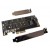 Adattatore M.2 NVMe SSD NGFF a PCI-E X4 M Key B KEY Dual interface PCI Express 3.0 Dual voltage 12v+3.3v SATA3