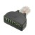 Adattatore RJ45 Ethernet M A 8 PIN AV Terminal Screw Block a Vite CCTV