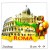12 x Calamita Frigo Magnete Resina "ROMA- COLOSSEO GLADIATORE VATICANO  PRINT STYLE" Fridge Magnet  From Italy