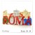 12 x Calamita Frigo Magnete Metallo "SCRITTA ROMA  COLOSSEO SAN PIETRO TREVI" Fridge Magnet  From Italy
