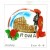 12 x Calamita Frigo Magnete Souvenir "ROMA- COLOSSEO GLADIATORE CON ROSA" Fridge Magnet  SOUVENIR Italy