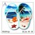 Calamita Magnete Frigo Fridge Magnets PRINT CIABATTINE MARE SOUVENIR