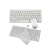 KIT TASTIERA MOUSE WIRELESS 2.4 GHz WIFI PER PC SMART TV SENZA FILI KEYBOARD