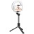 ASTA SELFIE BLUETOOTH CON ANELLO LUCE RICARICABILE DIMMERABILE TREPPIEDI
