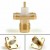 CONNETTORE RP-SMA FEMMINA PANNELLO FLANGIA 4 FORI SALDATURA PTFE