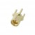 Connettore Rf Coassiale MMCX Femmina saldare A PANNELLO su PCB THT PTFE