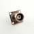 CONNETTORE COASSIALE TNC FEMMINA A FLANGIA PANNELLO 4 FORI  BULKHEAD 