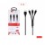 3 IN 1 CAVO RICARICA USB LIGHTNING TYPE C MICRO USB 3.1A DOPPIO RIVESTIMENTO