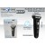 Rasoio Elettrico Professionale Ricaricabile 2 Testine Lame Acciaio Barba Impermeabile