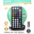 STRISCIA LED RGB USB 2MT TELECOMANDO 44 TASTI CON AUDIO CONTROL