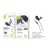 MINI MICROFONO LAVALIER CON CLIP JACK 3.5mm 3Mt