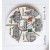 Calamita Magnete Frigo Souvenir Roma Monumenti Misti Tondo  Fridge Magnet Italy Rome
