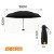 OMBRELLO A CAPSULA SOLE PIOGGIA UPF50+ COMPATTO E ROBUSTO YG-08158
