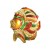 Portagioie In Cloisonne a forma di Pesce. Ideale per regalo o bomboniere.