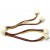 CAVO SDOPPIATORE ALIMENTAZIONE MOLEX 1-M; 2-F
