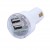 CARICATORE 2 PORTE USB DA AUTO PER IPAD E IPHONE4 DA 2.1A e 1A