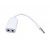 CAVO SDOPPIATORE-SPLITTER AURICOLARE COMPATIBILE IPOD IPHONE JACK 3,5 MM MP3