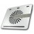 DISSIPATORE DI CALORE PER NOTEBOOK 15' "GIRASOLE AIR" CON HUB JM-HUB-20859