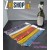 FIOCCHI COCCARDE AUTOTIRANTI CERIMONIA REGALO BOMBONIERA GOLD NATALE VARIE MISURE E COLORI  -Rosso-60 pezzi-12x250 Bordo Dorato 
