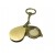 LENTE D'INGRANDIMENTO PORTACHIAVI METALLO  MAGNIFYING GLASS KEYCHAIN