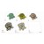 Calamita Magnete Frigo Fridge Magnets  FIMO TARTARUGHE GRANDI CON FIGLIOLO