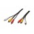 Cavo audio video professionale 3 RCA/M- 3 RCA/M -1,5 mt