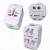 Presa universale da viaggio "Omni-Continent White" Universal Travel Adpter