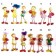 CALAMITA MAGNETE FRIGO RESINA SEGNI ZODIACO CUORE ;FRIDGE MAGNETS KIDS ZODIAC