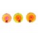 CALAMITA MAGNETE IN RESINA GIRASOLE COCCINELLA;FRIDGE MAGNET 10cm