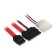 CAVO ADATTATO DA SATA A MICROSATA + MOLEX 40cm 