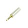 ADATTATORE JACK AUDIO 2.5 M (4 CANALI) TTRS / 3.5 F per Nokia Blackberry 