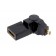 ADATTATORE HDMI MICRO / HDMI F A 360 GRADI SNODATO 