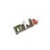 CALAMITA METALLO LETTERE ITALIA METALLO FRIDGE MAGNETS ITALIAN MONUMENTS