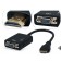 CAVO CONVERTITORE DA HDMI A VGA + AUDIO JACK OUTPUT