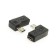 ADATTATORE ANGOLARE MICRO USB M/F 
