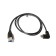 CAVO ADATTATORE ANGOLARE USB-A M 3.0 A USB-C M 3.1 DA 1m A 90 