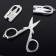 MINI FORBICI RICHIUDIBILI TASCABILI 5 - 8 cm BRICOLAGE MANICURE HOBBISTICA