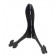 SET DI 3 ESPOSITORI PORTA PIATTI NERO IN PLASTICA XL H:33 L:21