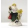 1pz Splendido Babbo Natale Statuina Resina Presepio Santa Claus H:8cm Vari Modelli