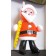 ADDOBBI BABBO NATALE GONFIABILE SANTA CLAUS FOR CHRISTMAS 35cm