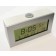 SPECCHIO SVEGLIA LCD DIGITALE TERMOMETRO OROLOGIO DA TAVOLO ALLARME LUCE LED CLOCK 