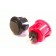 COPPIA PULSANTI ORIGINALI QANBA ROSSI O NERI;QANBA 30MM PUSHBUTTON RED/BLACK