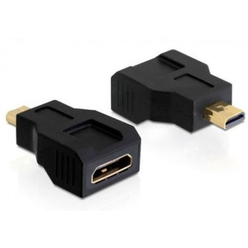 ADATTATORE MINI HDMI (TIPO C) FEMMINA A MICRO HDMI (TIPO D) MASCHIO