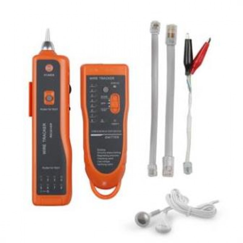 TESTER CAVI J45-RJ11 Phone LAN Network Wire Tracker Scanning Device