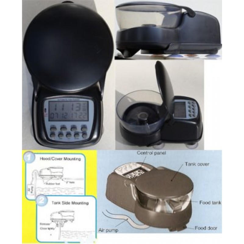 DOSATORE CIBO PESCE ELETTRONICO "ENTERPRISE" 99 DAY