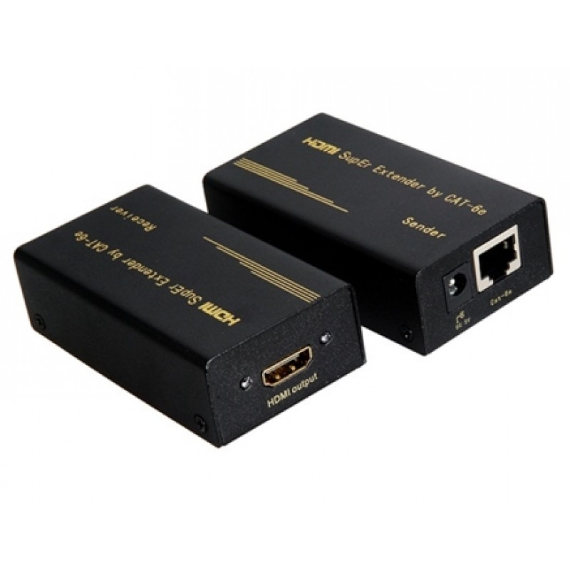 PROLUNGA PROFESSIONALE HDMI EXTENDER MAX 60M 1080P CAT5e6