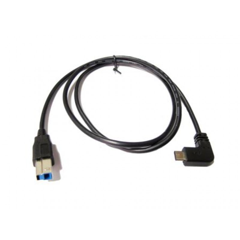 CAVO ADATTATORE ANGOLARE USB-A M 3.0 A USB-C M 3.1 DA 1m A 90 